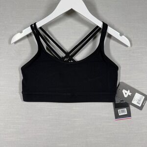 Fourlaps Sports Bra Womens Small Black Vitality Athletic Soft Wicking Stretch